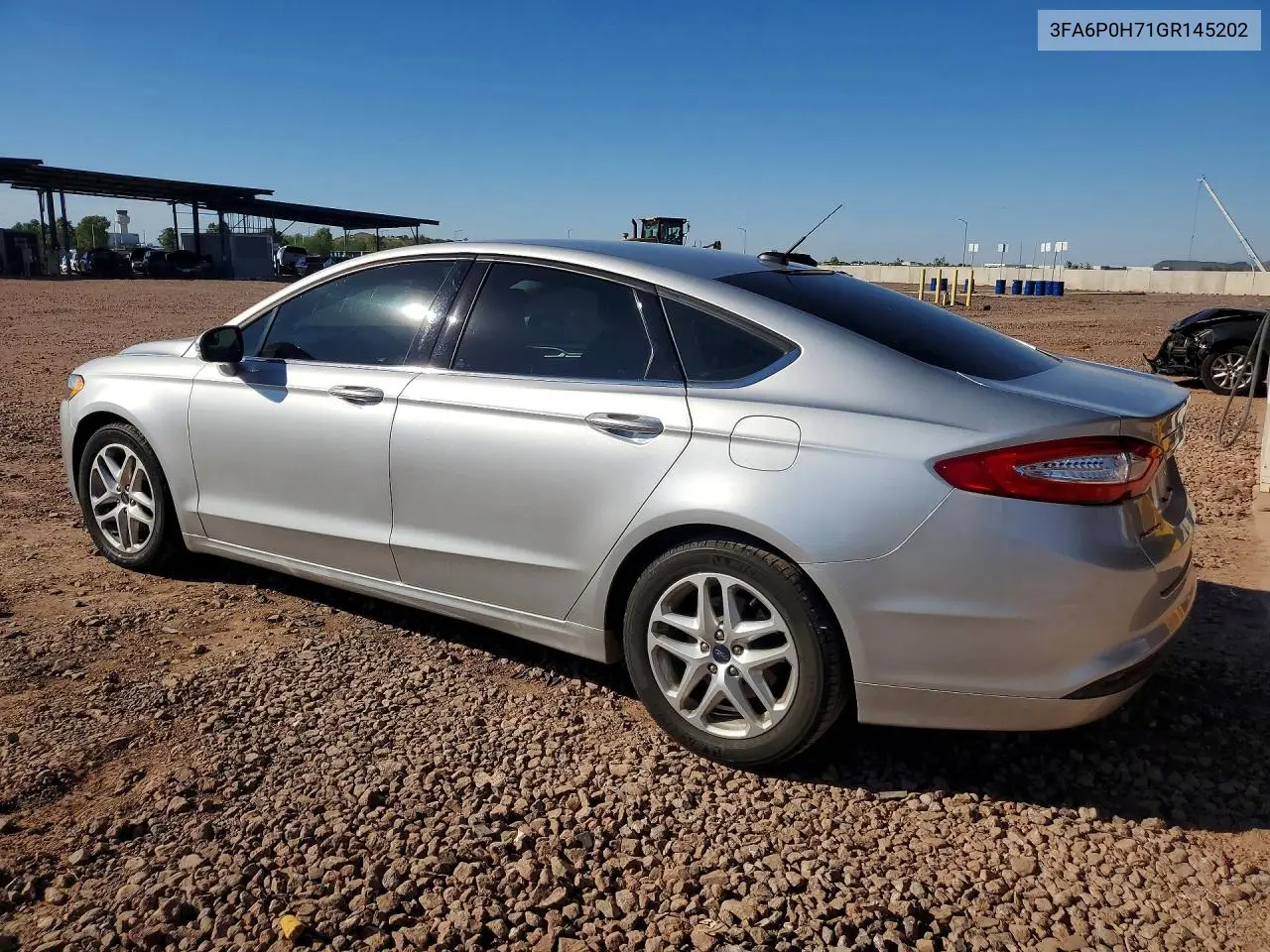 2016 FORD FUSION VIN 3FA6P0H71GR145202 — фото 2