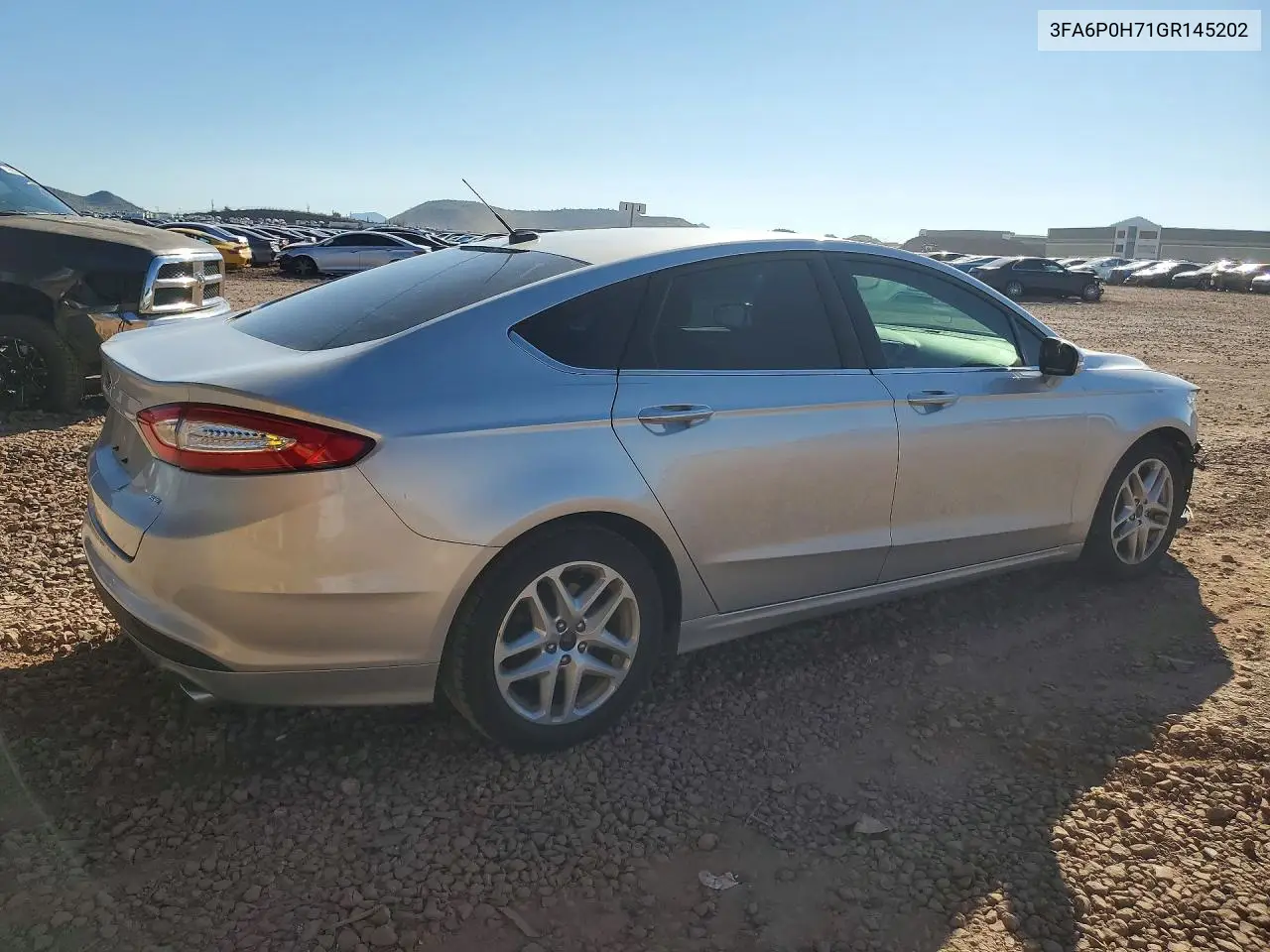 2016 FORD FUSION VIN 3FA6P0H71GR145202 — фото 3