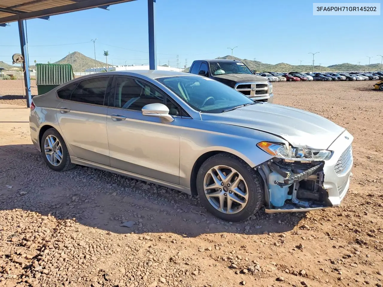 2016 FORD FUSION VIN 3FA6P0H71GR145202 — фото 4