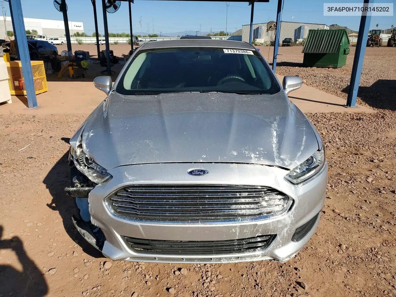 2016 FORD FUSION VIN 3FA6P0H71GR145202 — фото 5