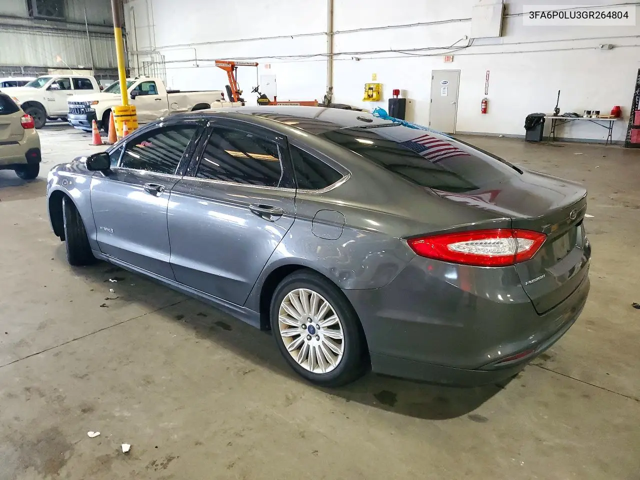 2016 FORD FUSION VIN 3FA6P0LU3GR264804 — фото 2