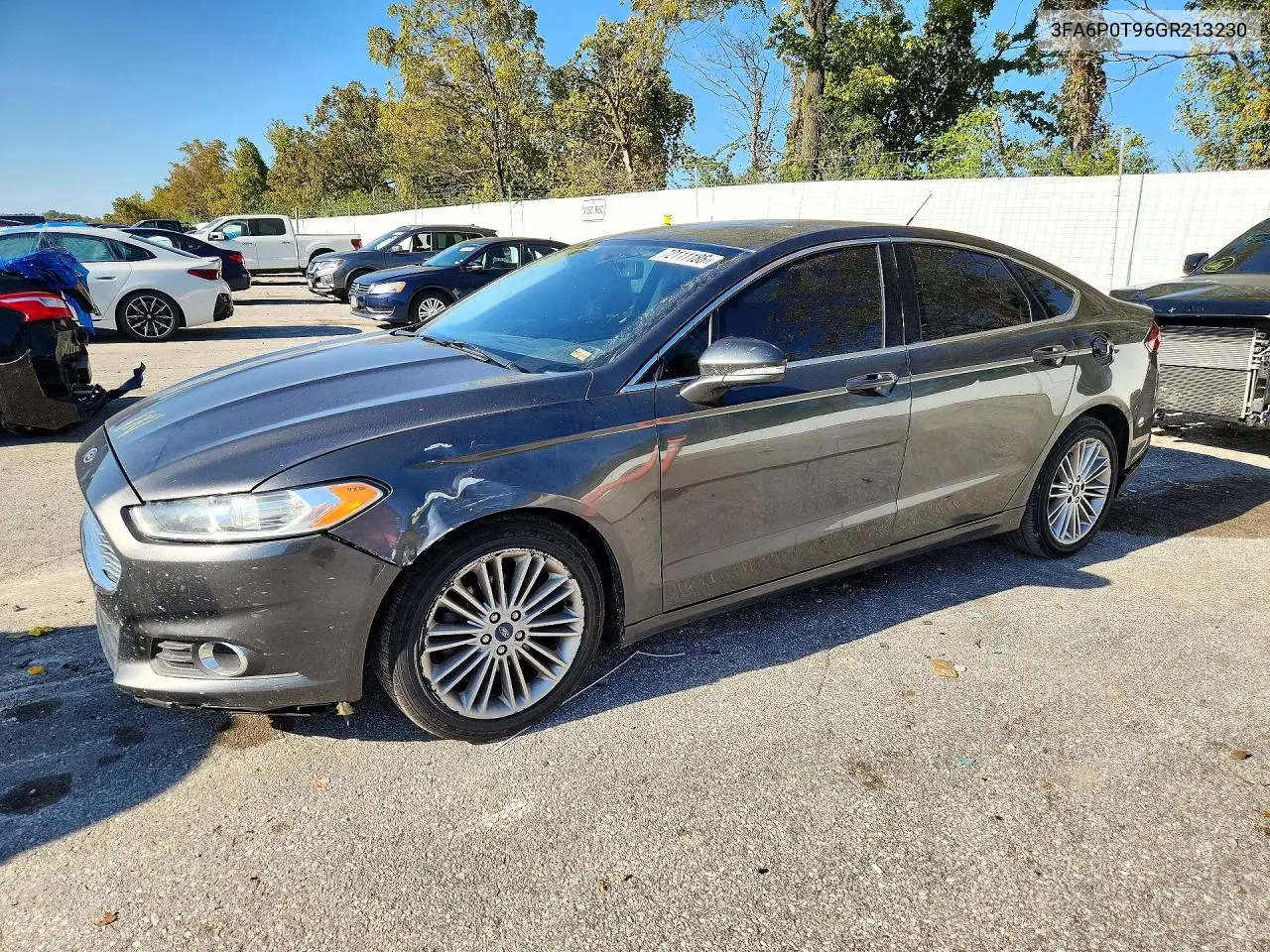 FORD FUSION 2016, VIN 3FA6P0T96GR213230