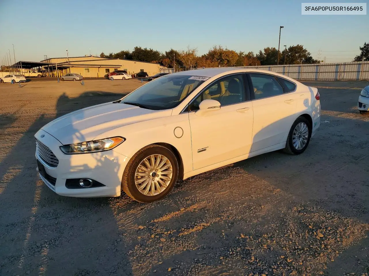 FORD FUSION 2016, VIN 3FA6P0PU5GR166495