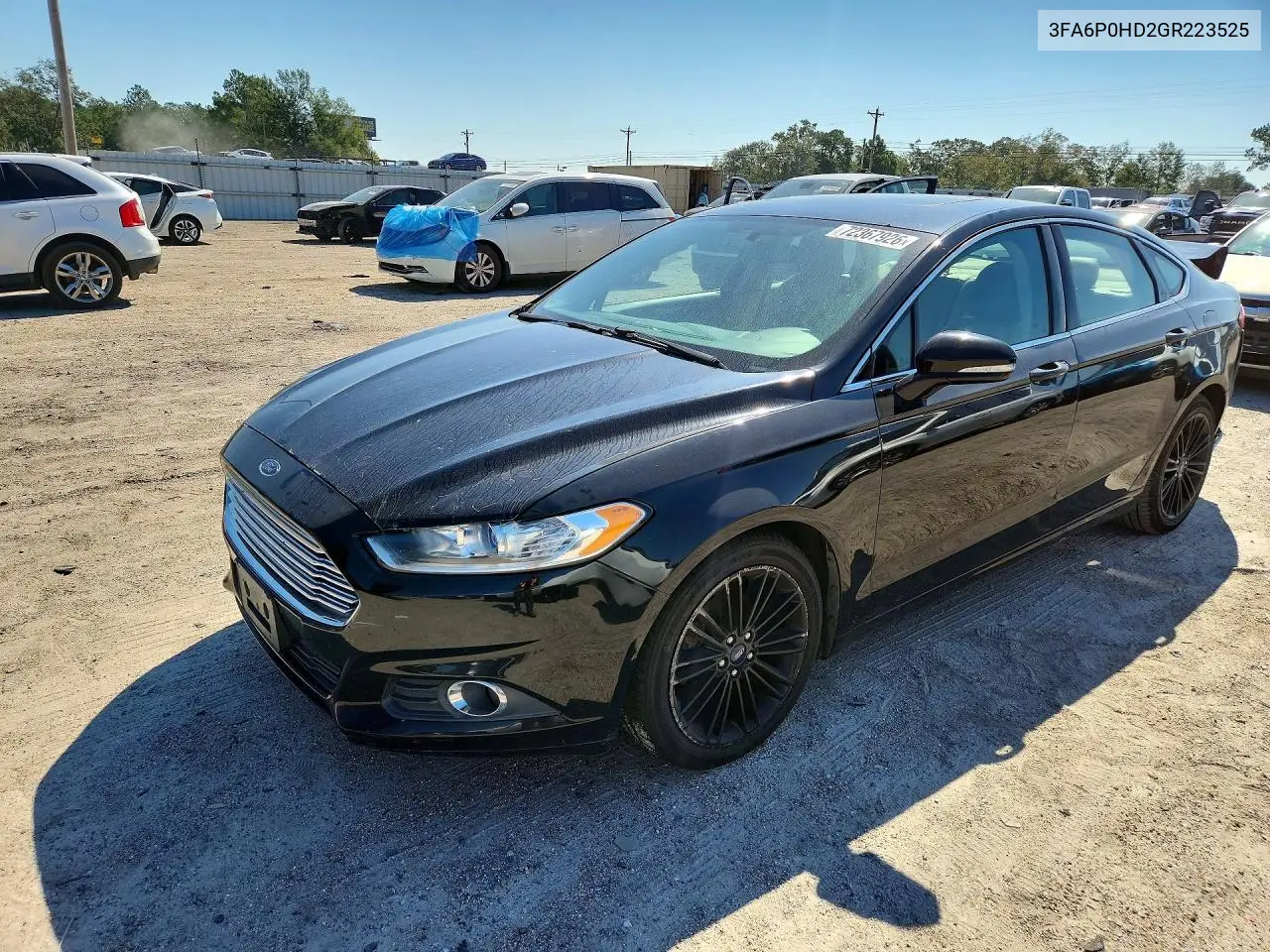 FORD FUSION 2016, VIN 3FA6P0HD2GR223525