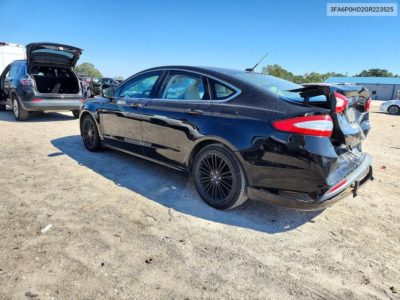 2016 FORD FUSION VIN 3FA6P0HD2GR223525 — фото 2