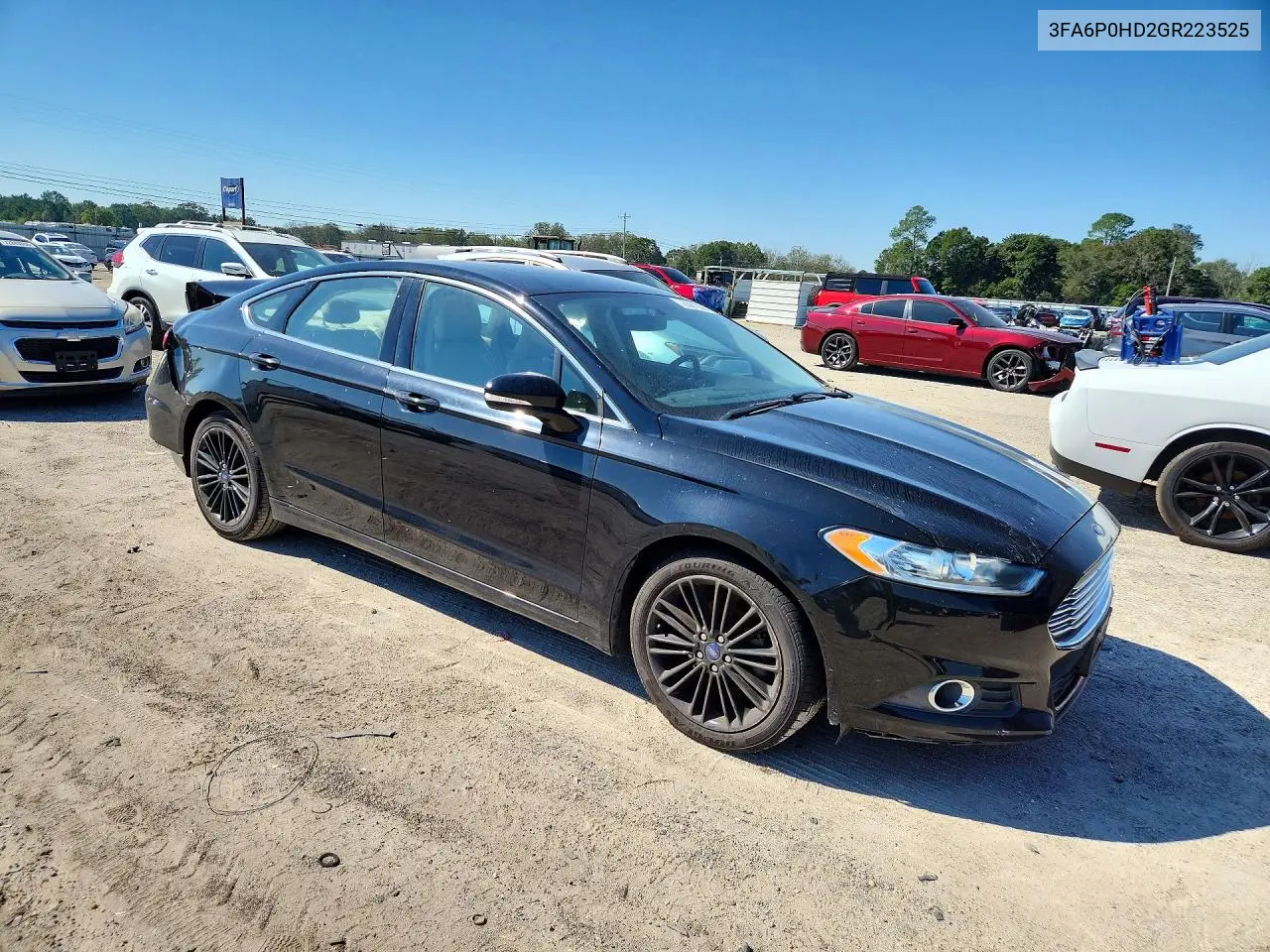 2016 FORD FUSION VIN 3FA6P0HD2GR223525 — фото 4