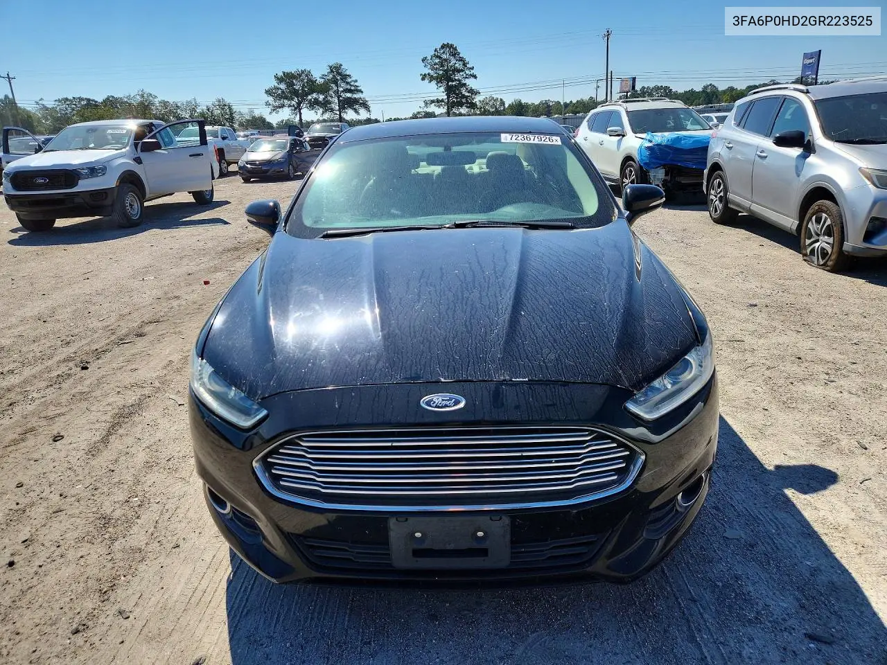 2016 FORD FUSION VIN 3FA6P0HD2GR223525 — фото 5