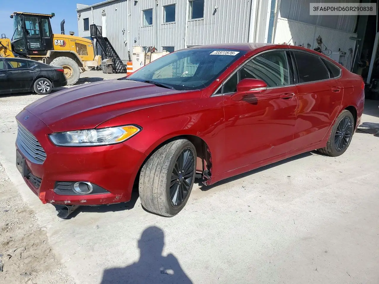 FORD FUSION 2016, VIN 3FA6P0HD6GR290838