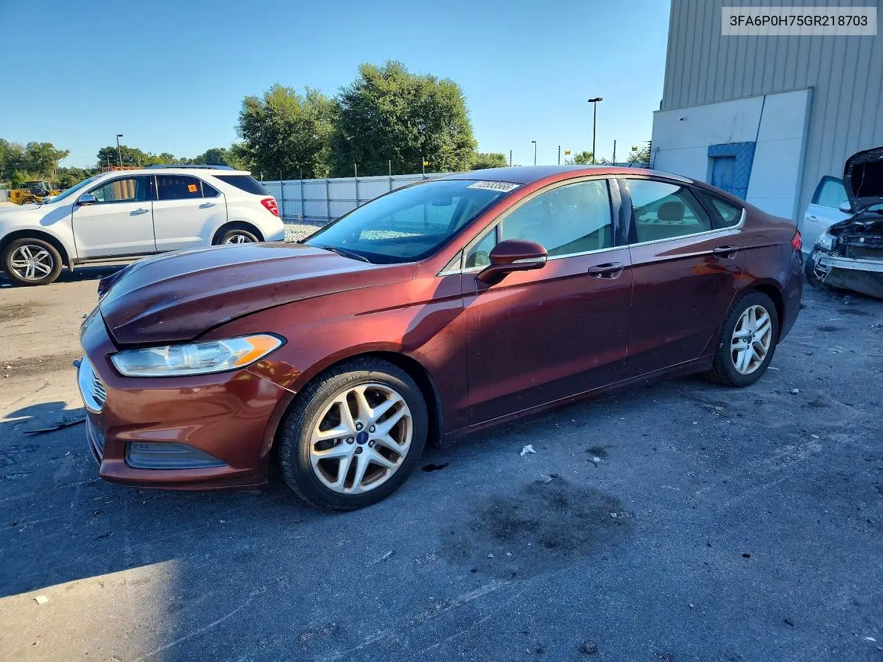 FORD FUSION 2016, VIN 3FA6P0H75GR218703