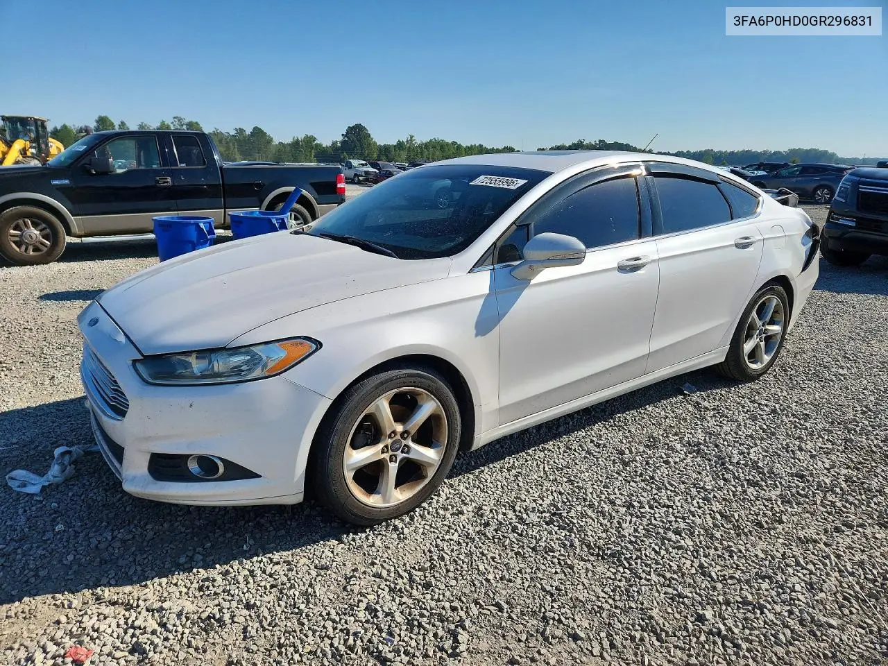 FORD FUSION 2016, VIN 3FA6P0HD0GR296831