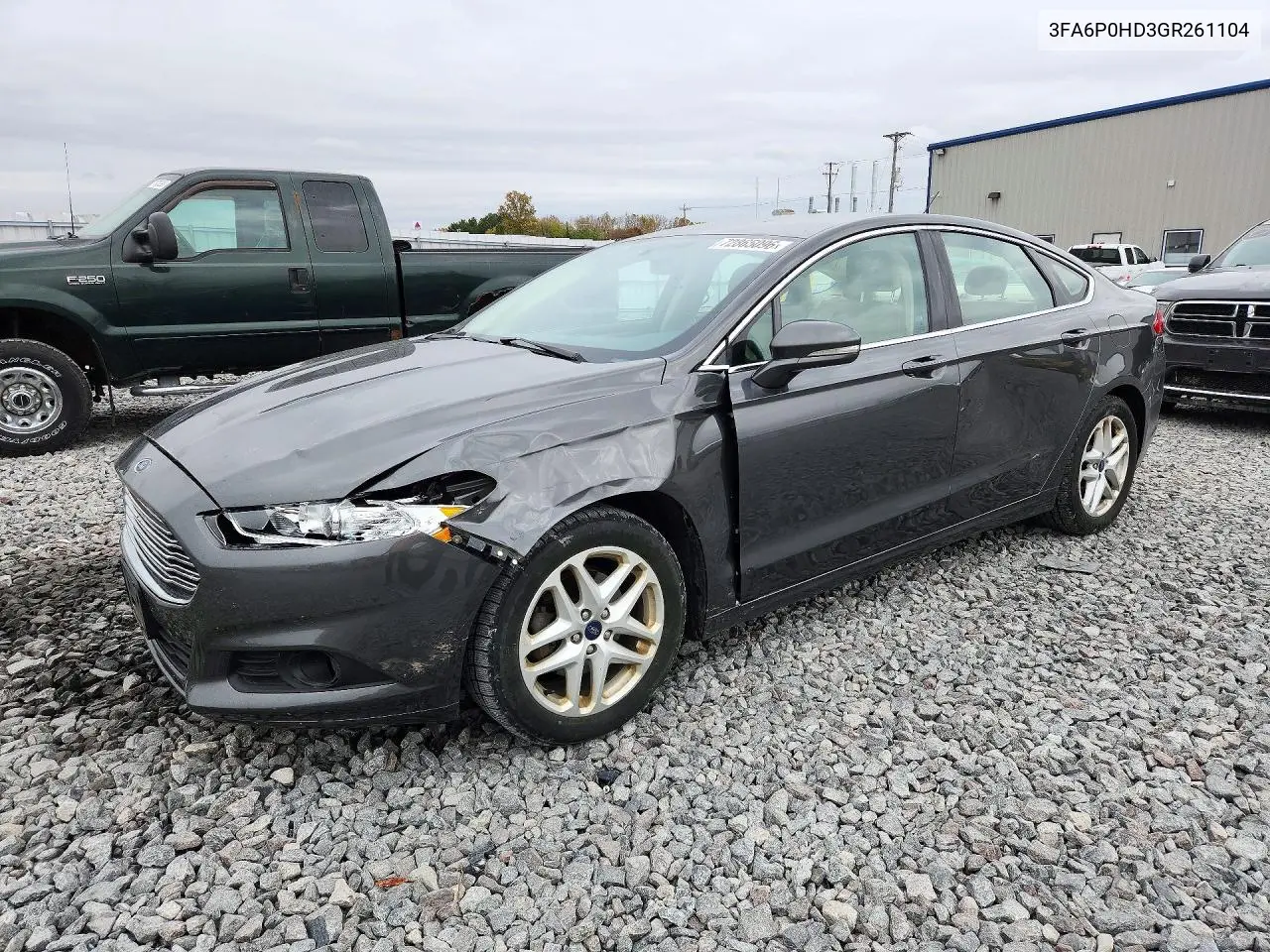 FORD FUSION 2016, VIN 3FA6P0HD3GR261104