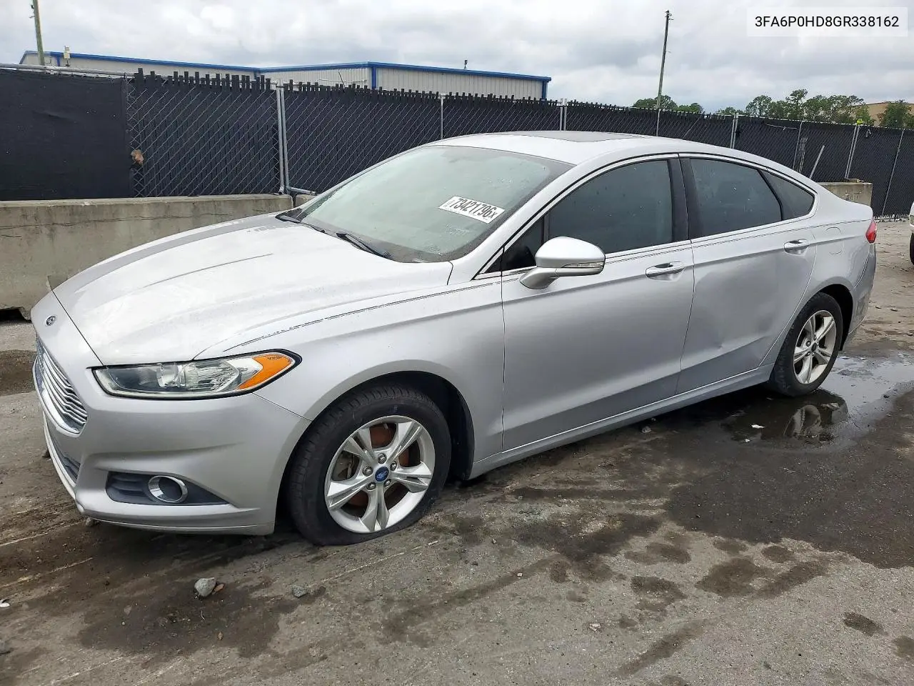 FORD FUSION 2016, VIN 3FA6P0HD8GR338162