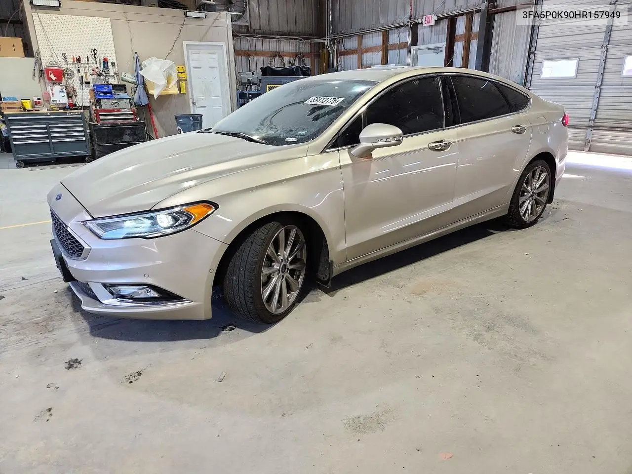 FORD FUSION 2017, VIN 3FA6P0K90HR157949
