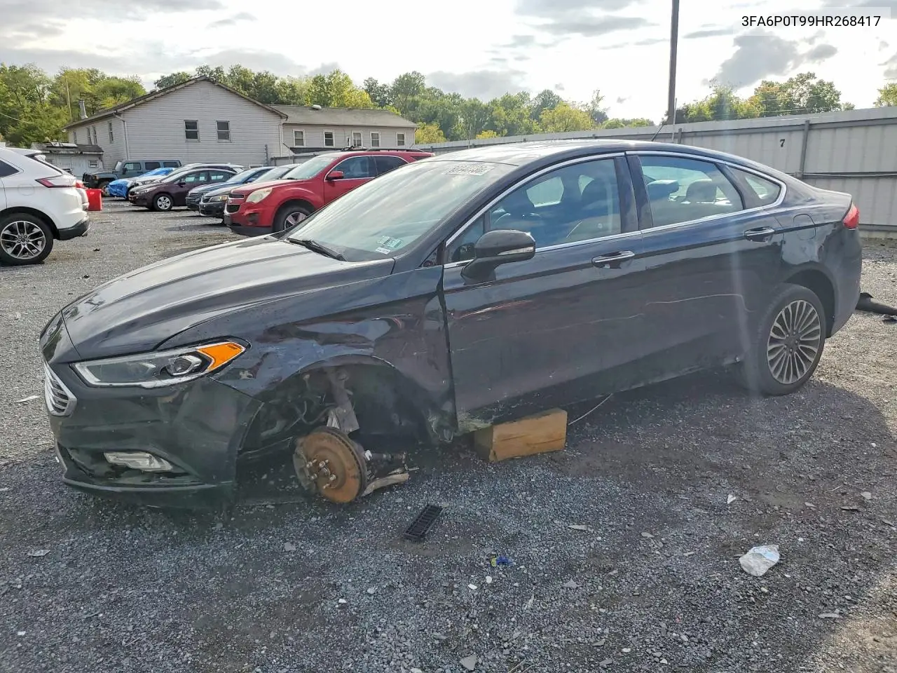 FORD FUSION 2017, VIN 3FA6P0T99HR268417
