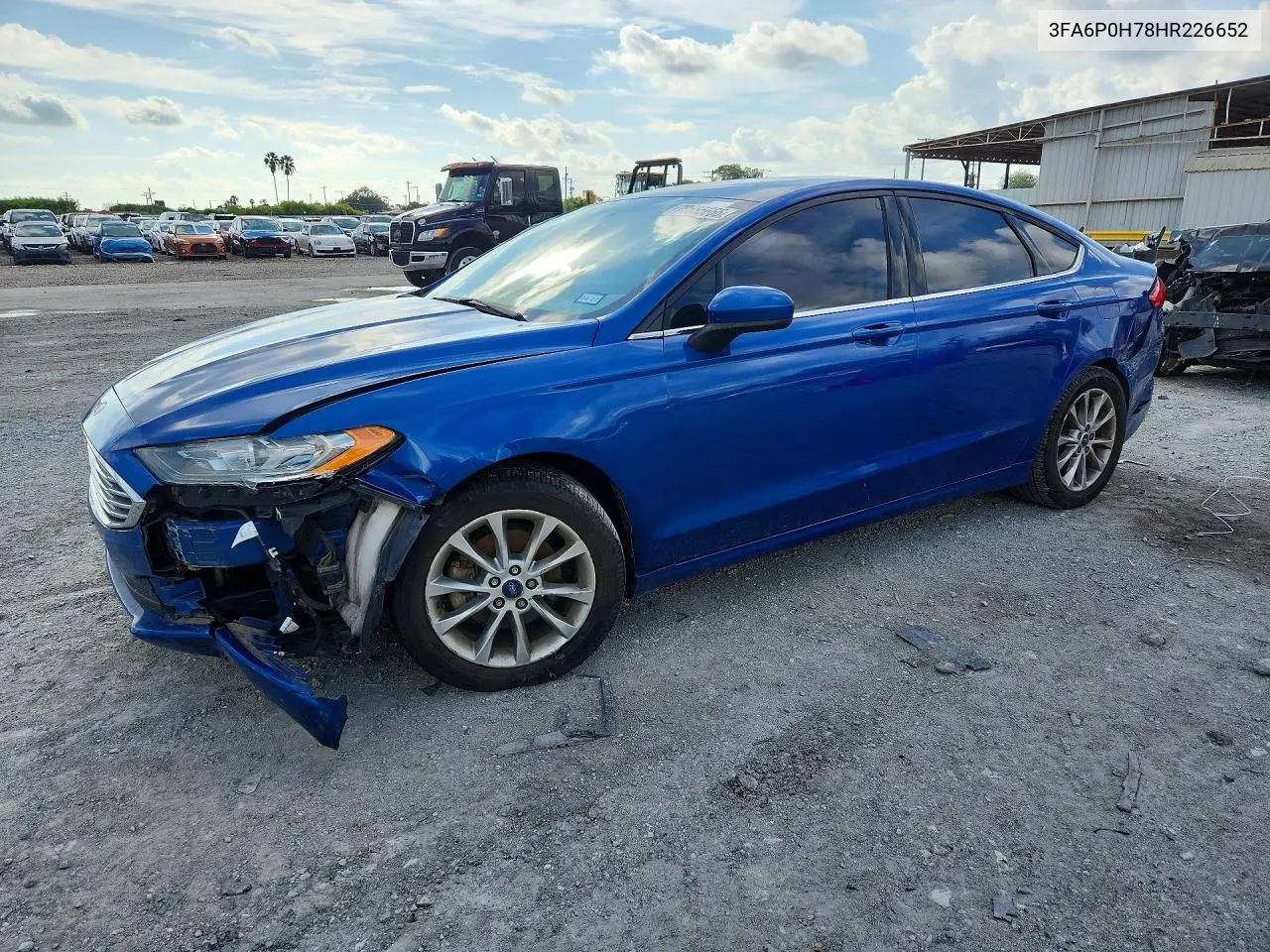 FORD FUSION 2017, VIN 3FA6P0H78HR226652