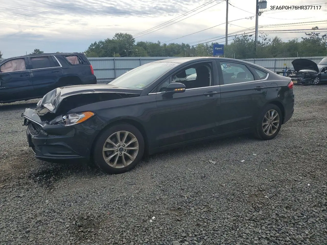 FORD FUSION 2017, VIN 3FA6P0H76HR377117