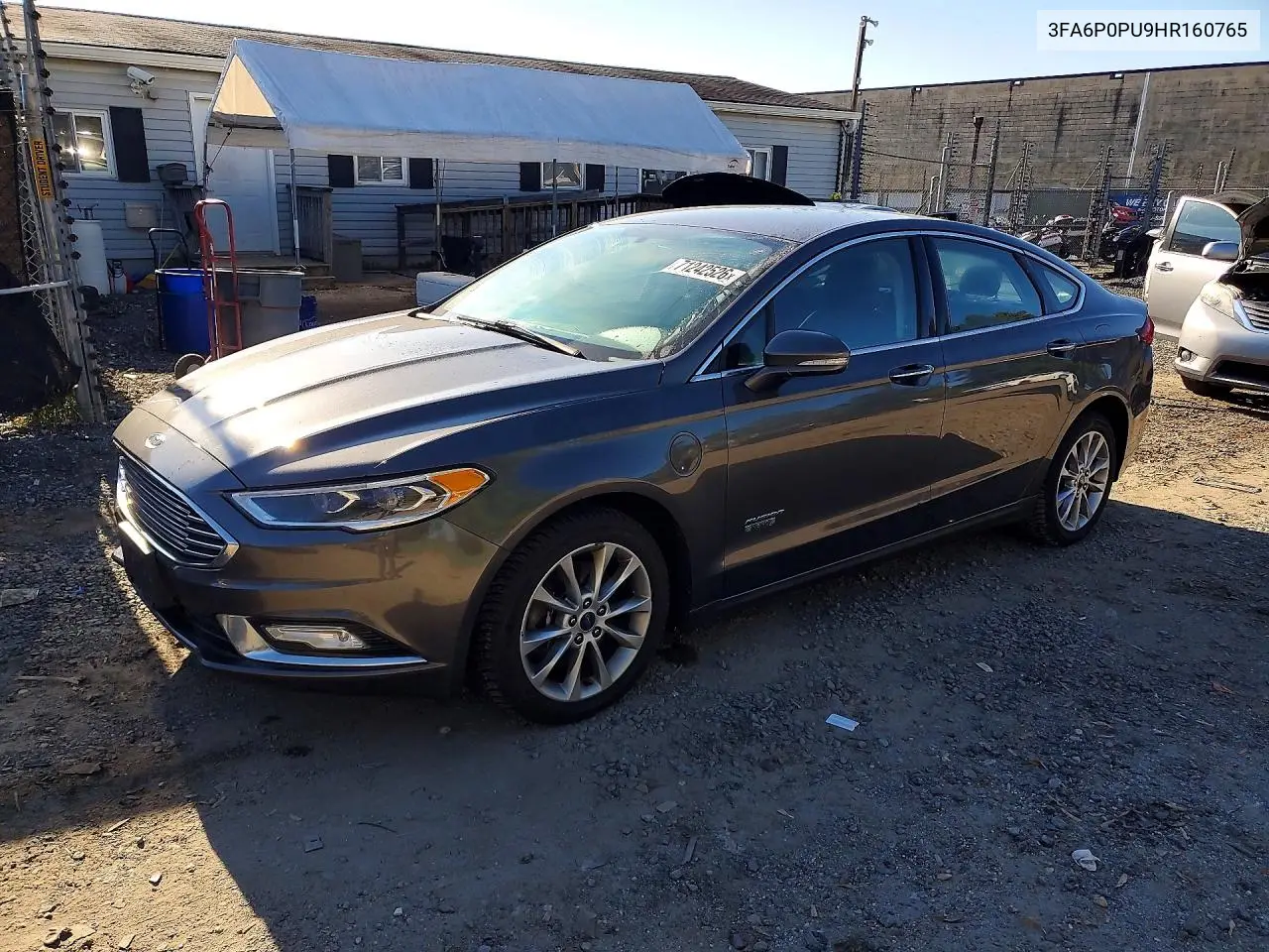 FORD FUSION 2017, VIN 3FA6P0PU9HR160765