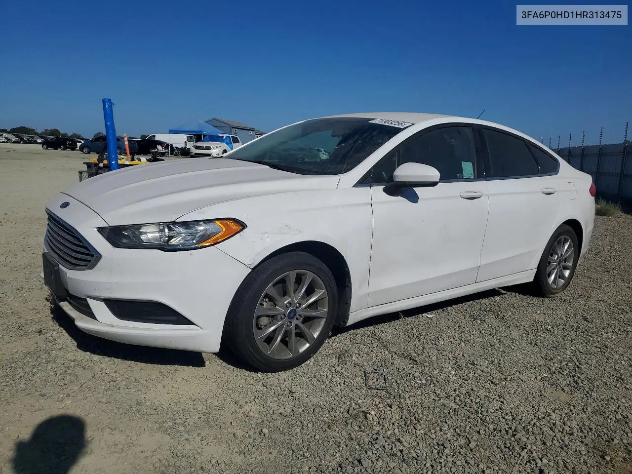 FORD FUSION 2017, VIN 3FA6P0HD1HR313475