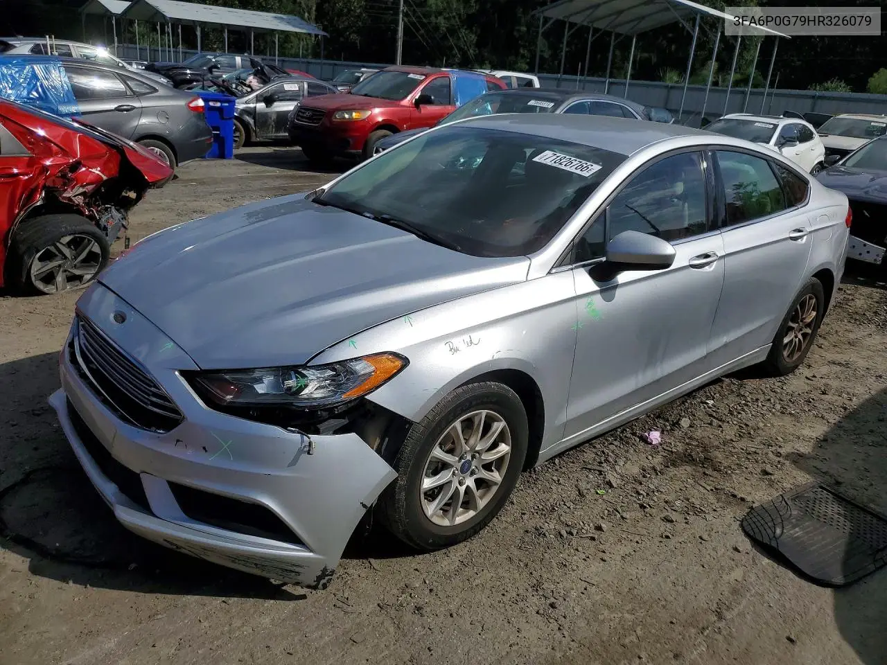 FORD FUSION 2017, VIN 3FA6P0G79HR326079