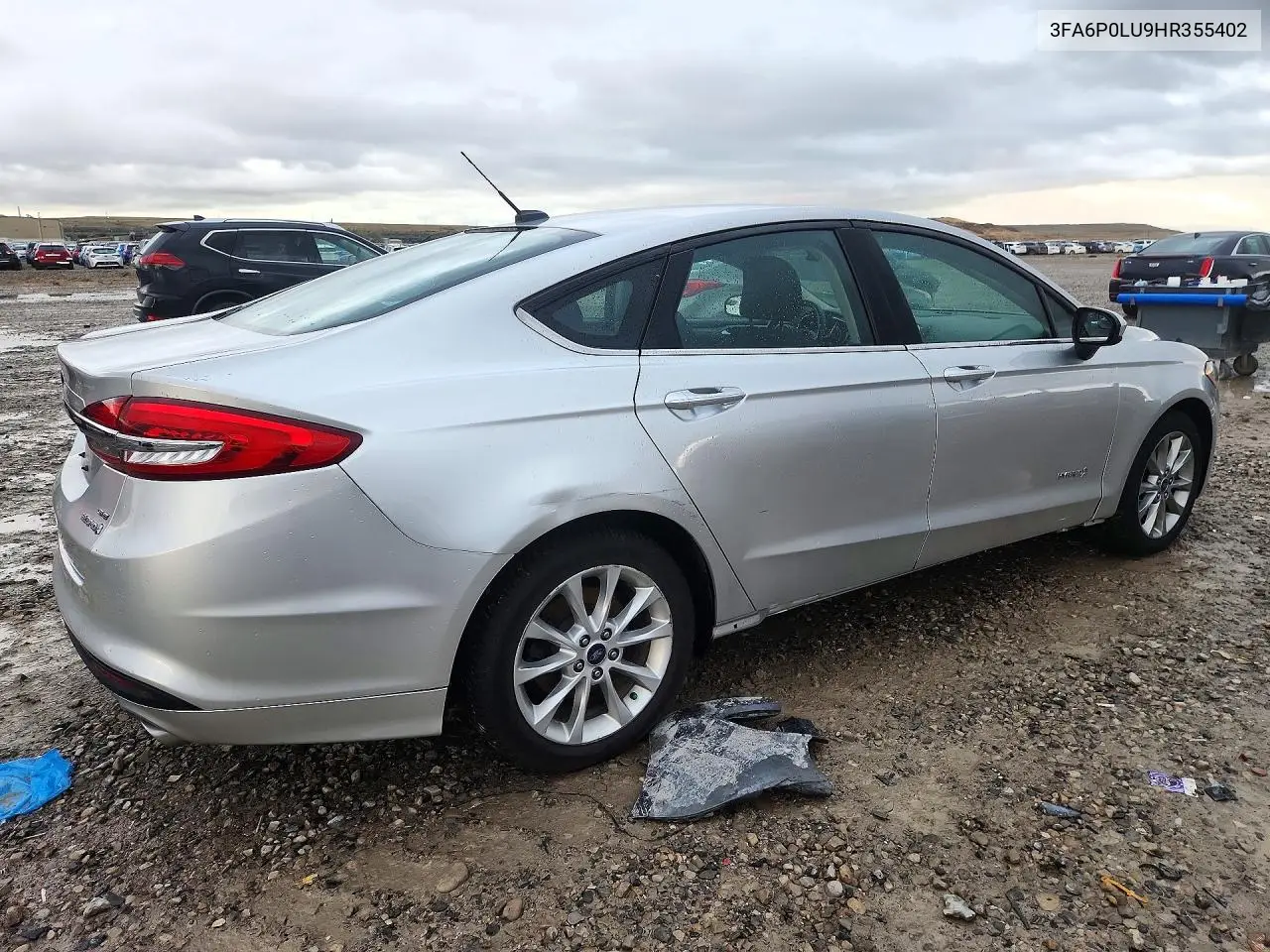2017 FORD FUSION VIN 3FA6P0LU9HR355402 — фото 3