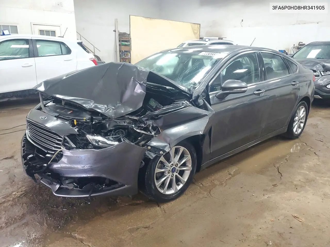FORD FUSION 2017, VIN 3FA6P0HD8HR341905