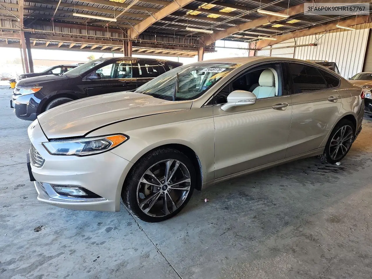 FORD FUSION 2017, VIN 3FA6P0K90HR167767