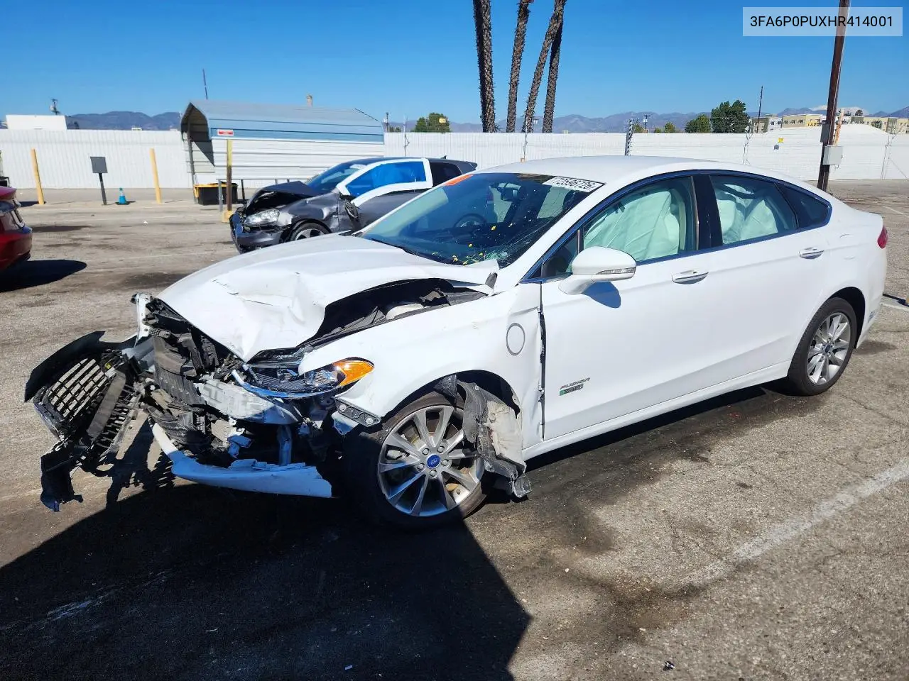 FORD FUSION 2017, VIN 3FA6P0PUXHR414001