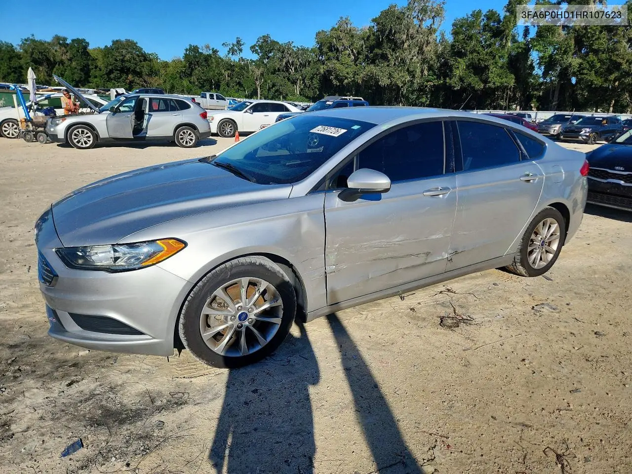 FORD FUSION 2017, VIN 3FA6P0HD1HR107623