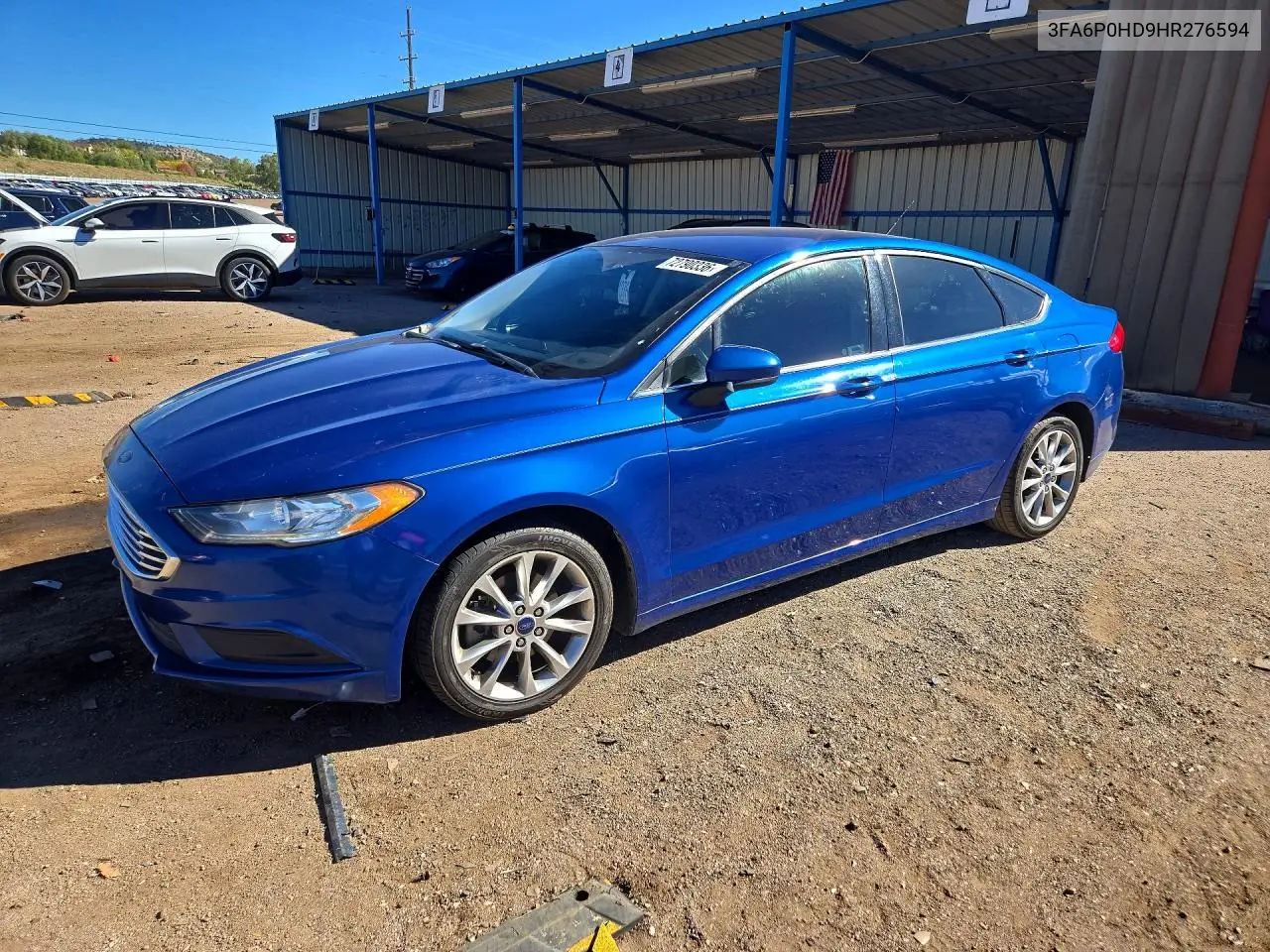 FORD FUSION 2017, VIN 3FA6P0HD9HR276594