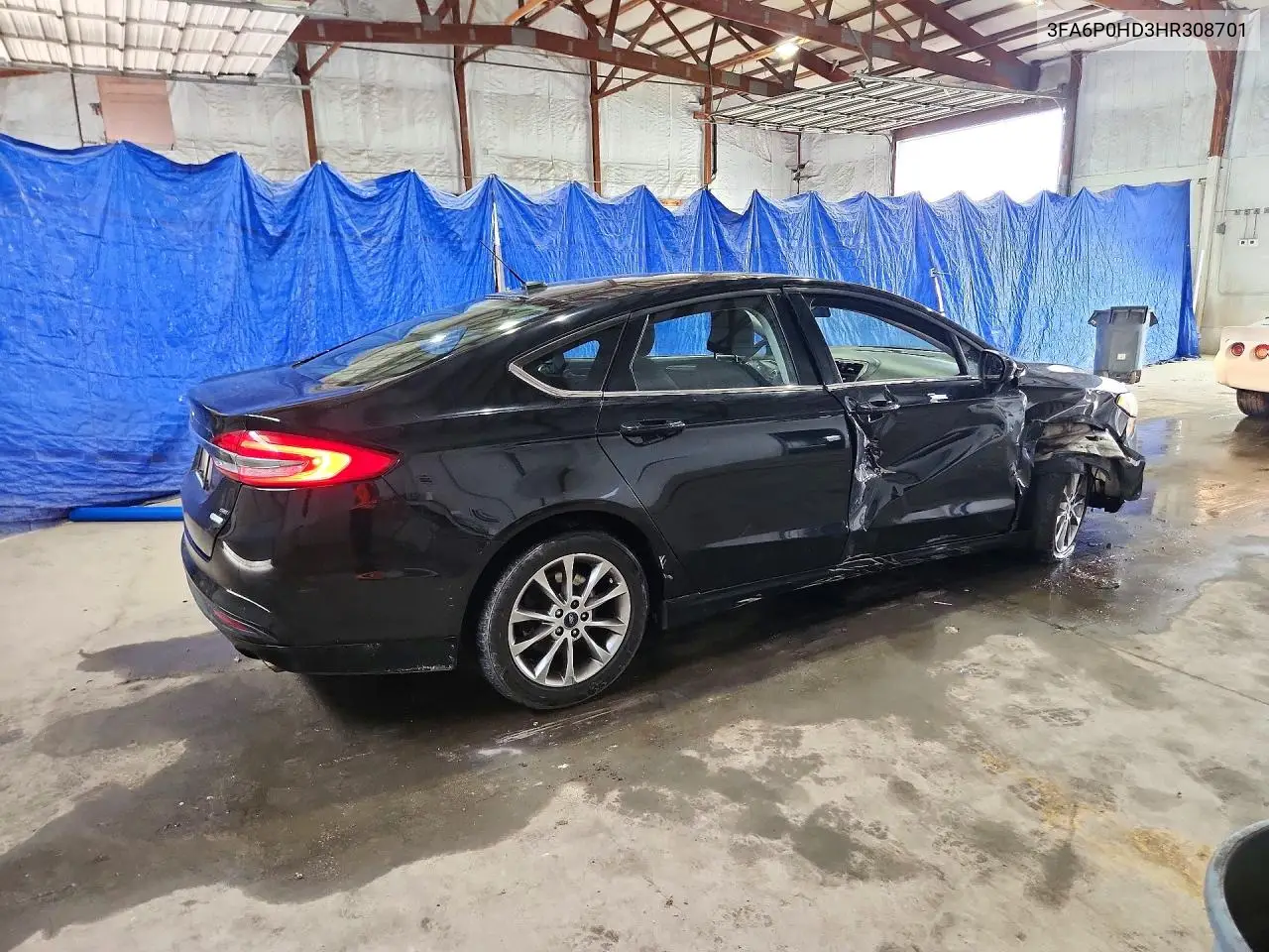 2017 FORD FUSION VIN 3FA6P0HD3HR308701 — фото 3