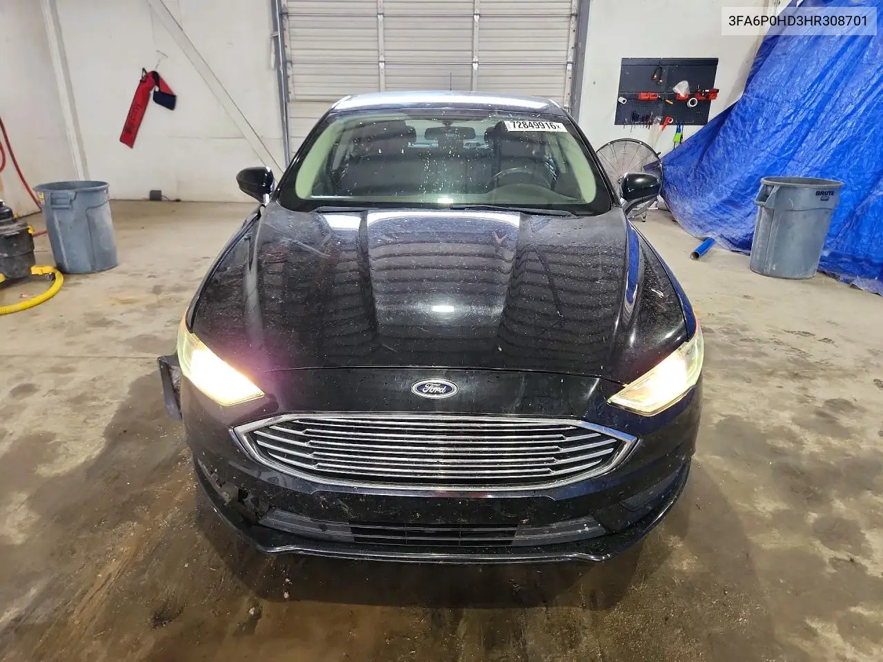 2017 FORD FUSION VIN 3FA6P0HD3HR308701 — фото 5