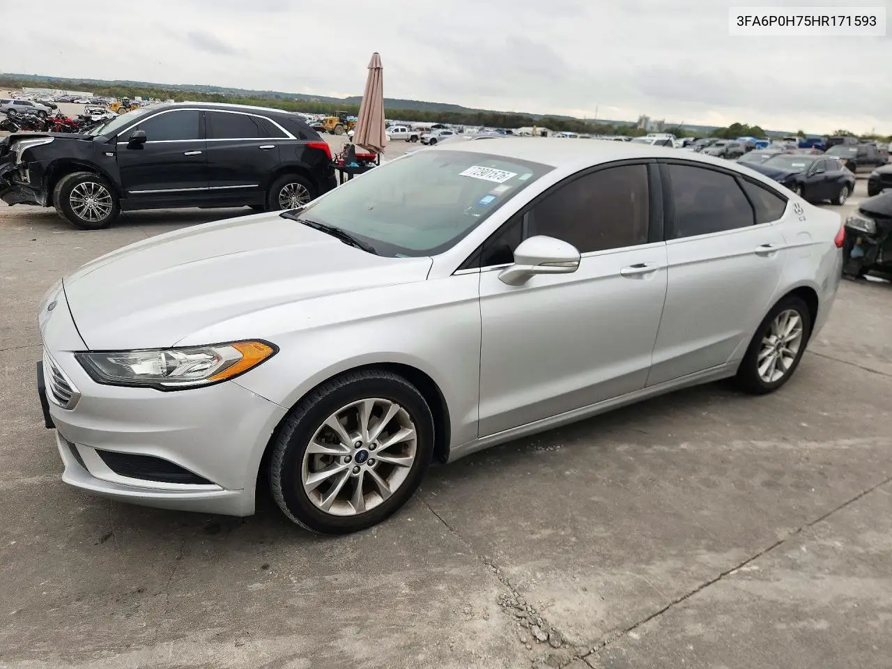 FORD FUSION 2017, VIN 3FA6P0H75HR171593