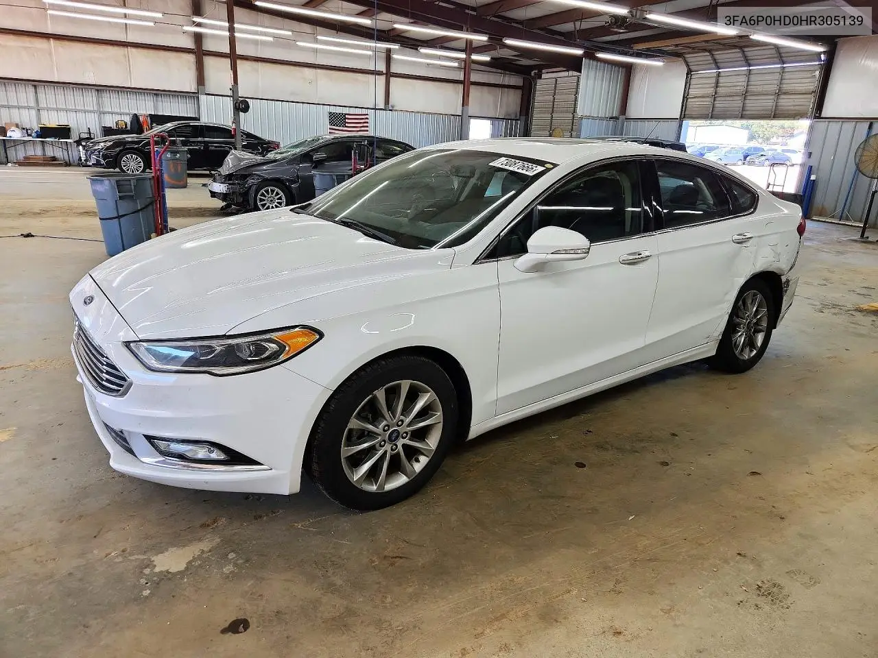 FORD FUSION 2017, VIN 3FA6P0HD0HR305139