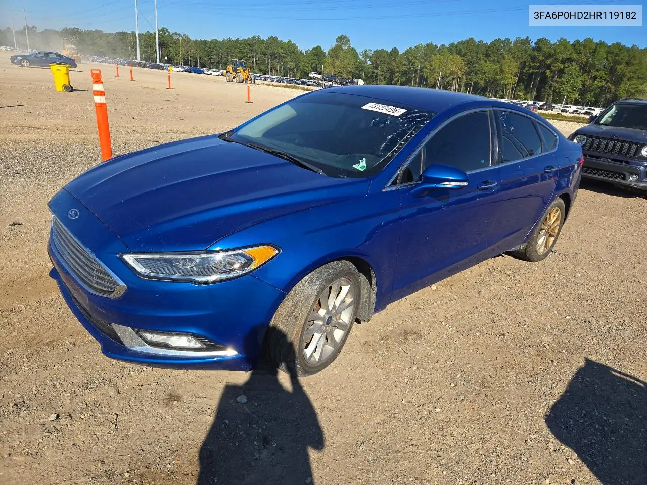 FORD FUSION 2017, VIN 3FA6P0HD2HR119182