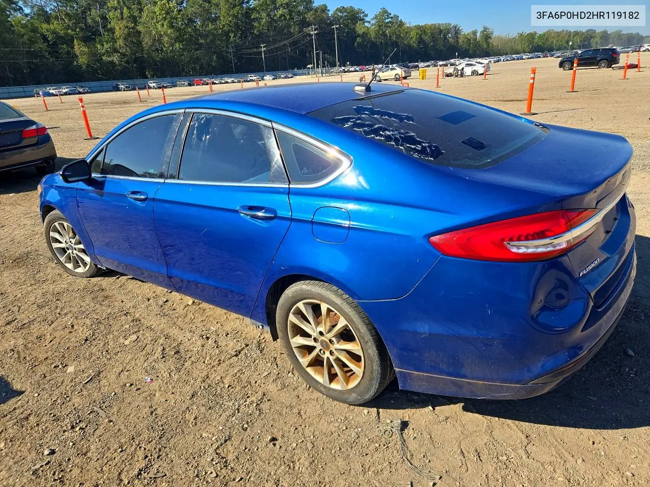 2017 FORD FUSION VIN 3FA6P0HD2HR119182 — фото 2