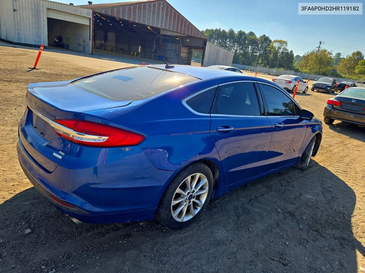 2017 FORD FUSION VIN 3FA6P0HD2HR119182 — фото 3