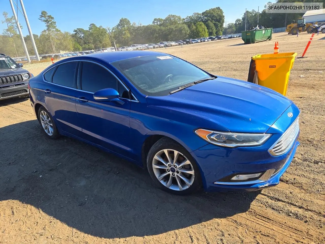2017 FORD FUSION VIN 3FA6P0HD2HR119182 — фото 4