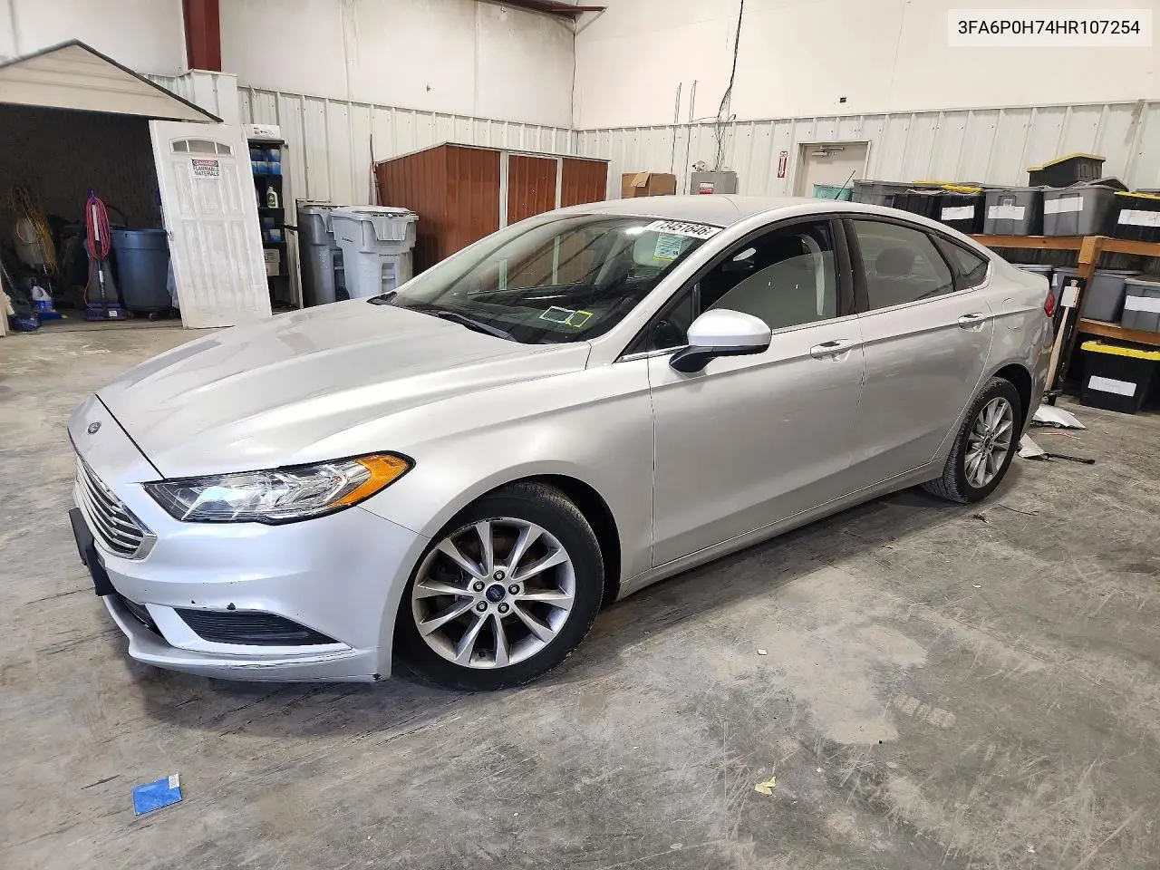 FORD FUSION 2017, VIN 3FA6P0H74HR107254