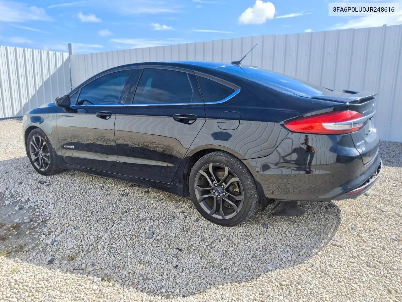 2018 FORD FUSION VIN 3FA6P0LU0JR248616 — фото 2