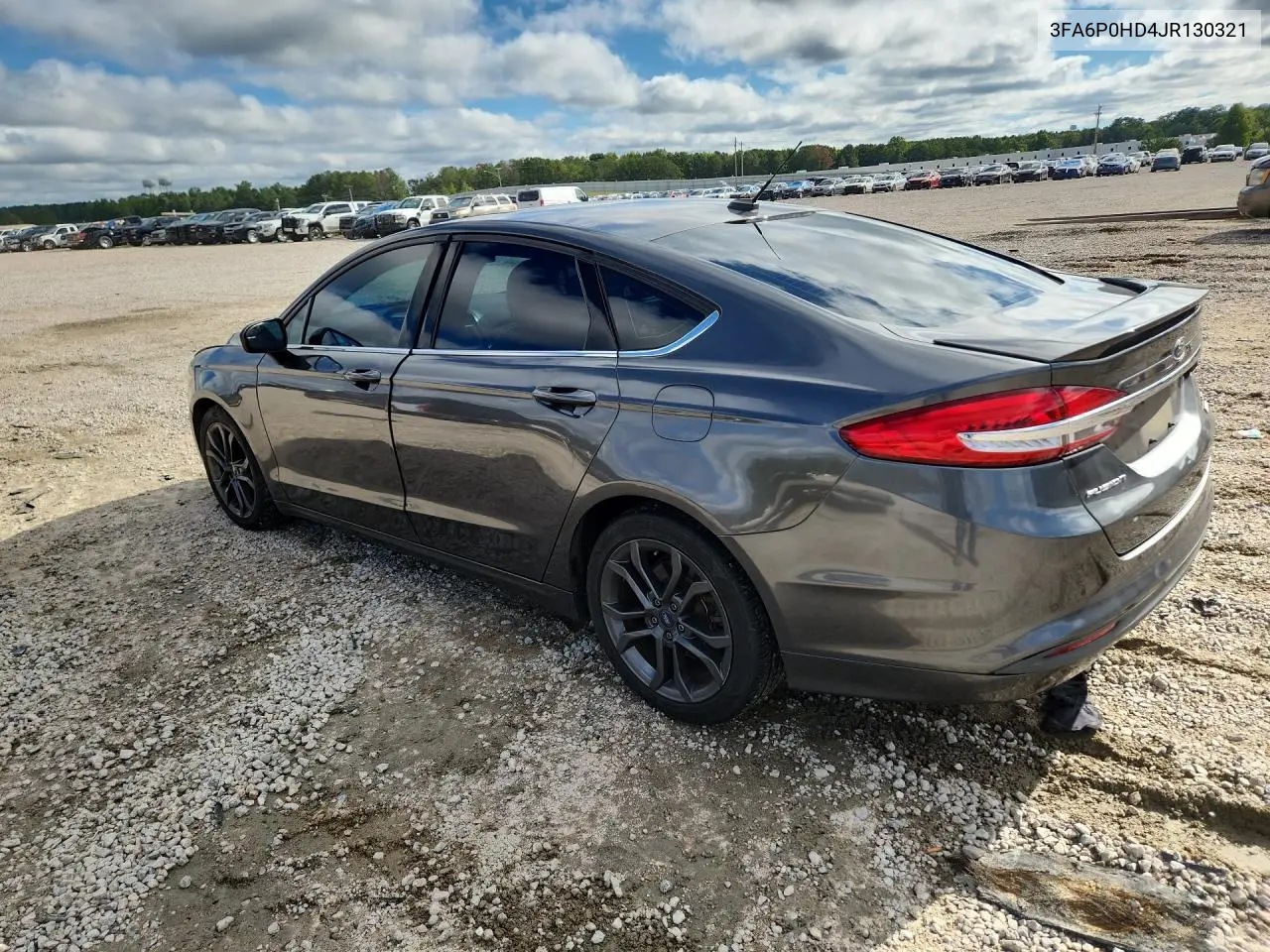 2018 FORD FUSION VIN 3FA6P0HD4JR130321 — фото 2