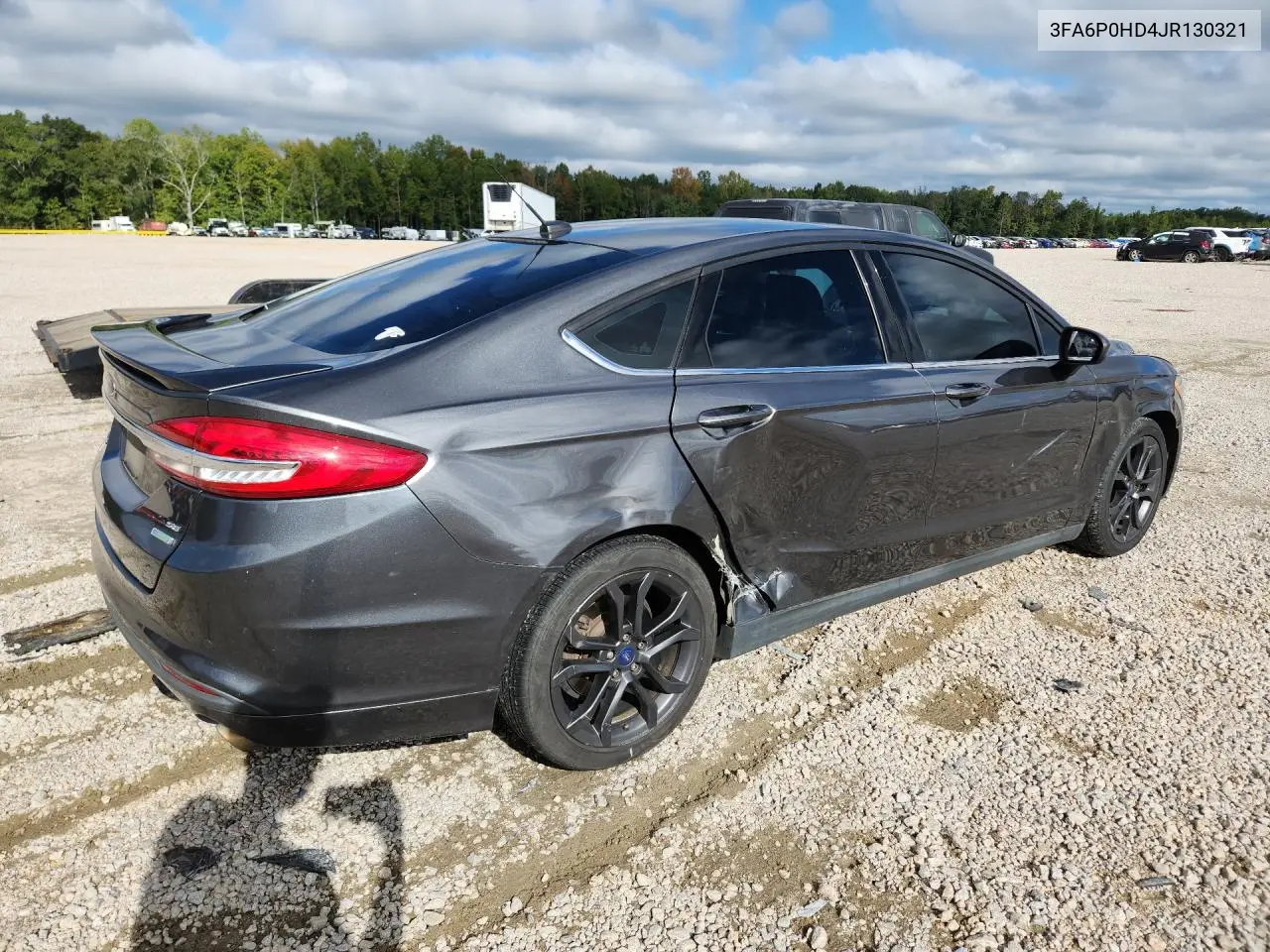 2018 FORD FUSION VIN 3FA6P0HD4JR130321 — фото 3