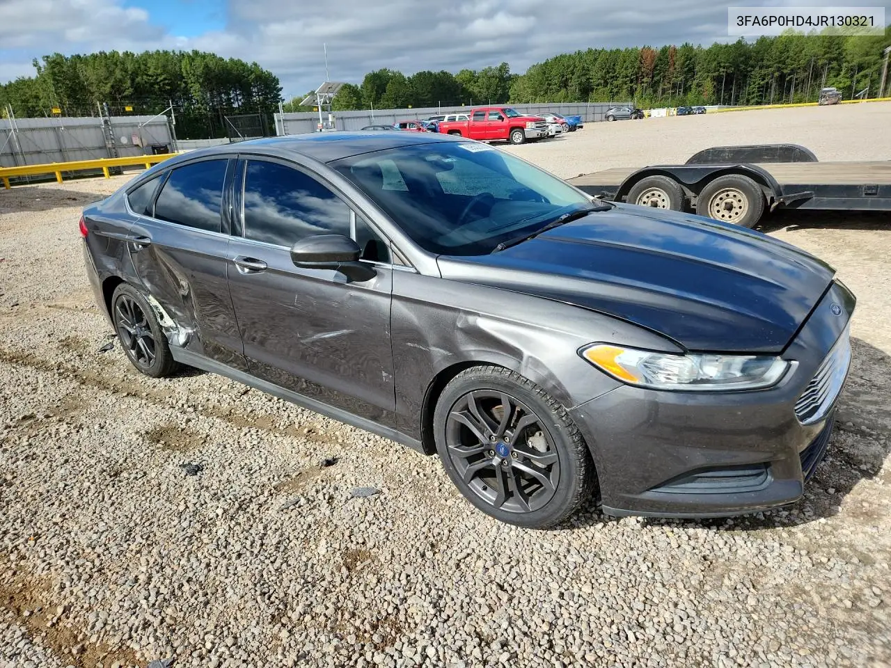 2018 FORD FUSION VIN 3FA6P0HD4JR130321 — фото 4