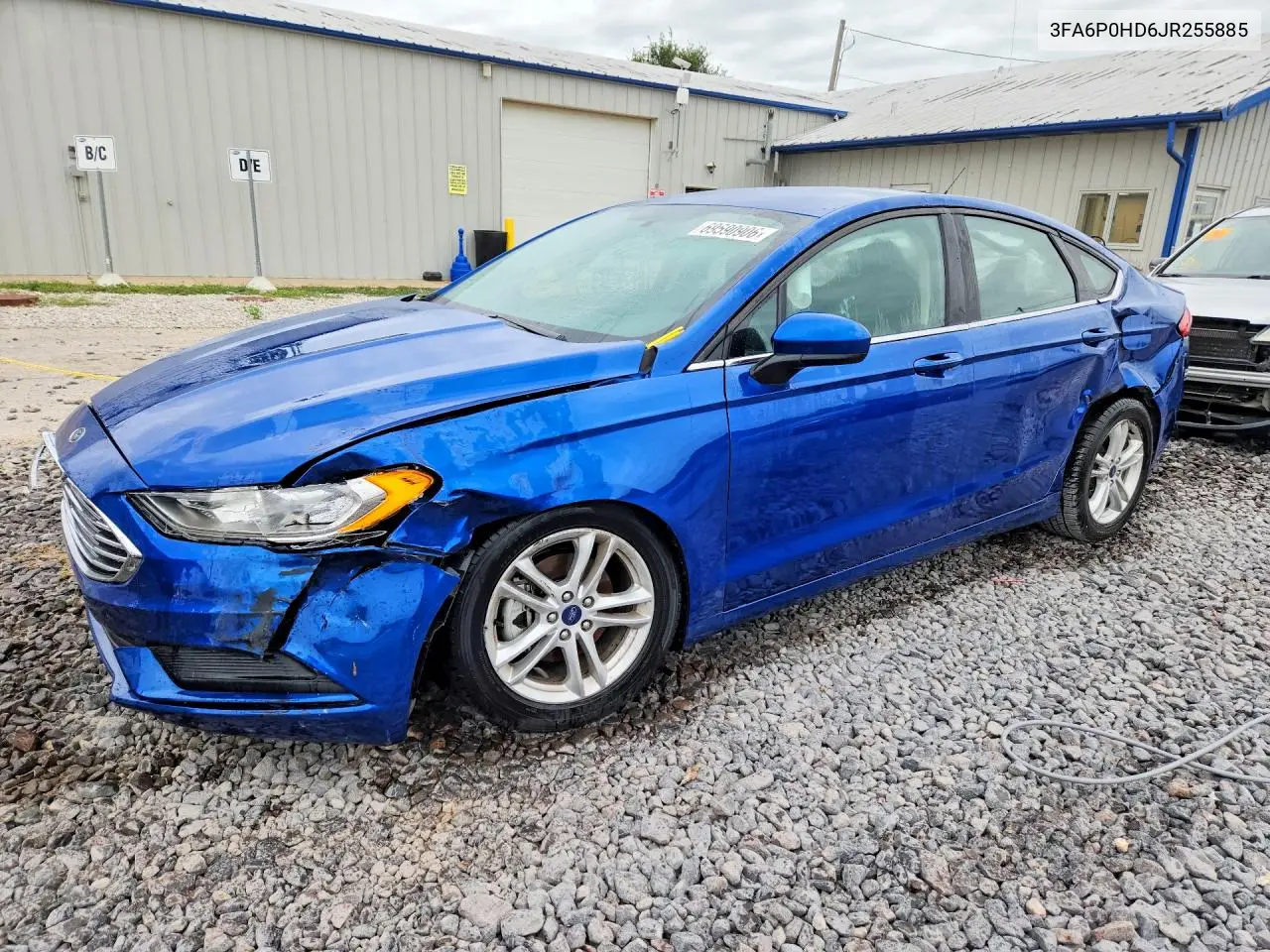 FORD FUSION 2018, VIN 3FA6P0HD6JR255885