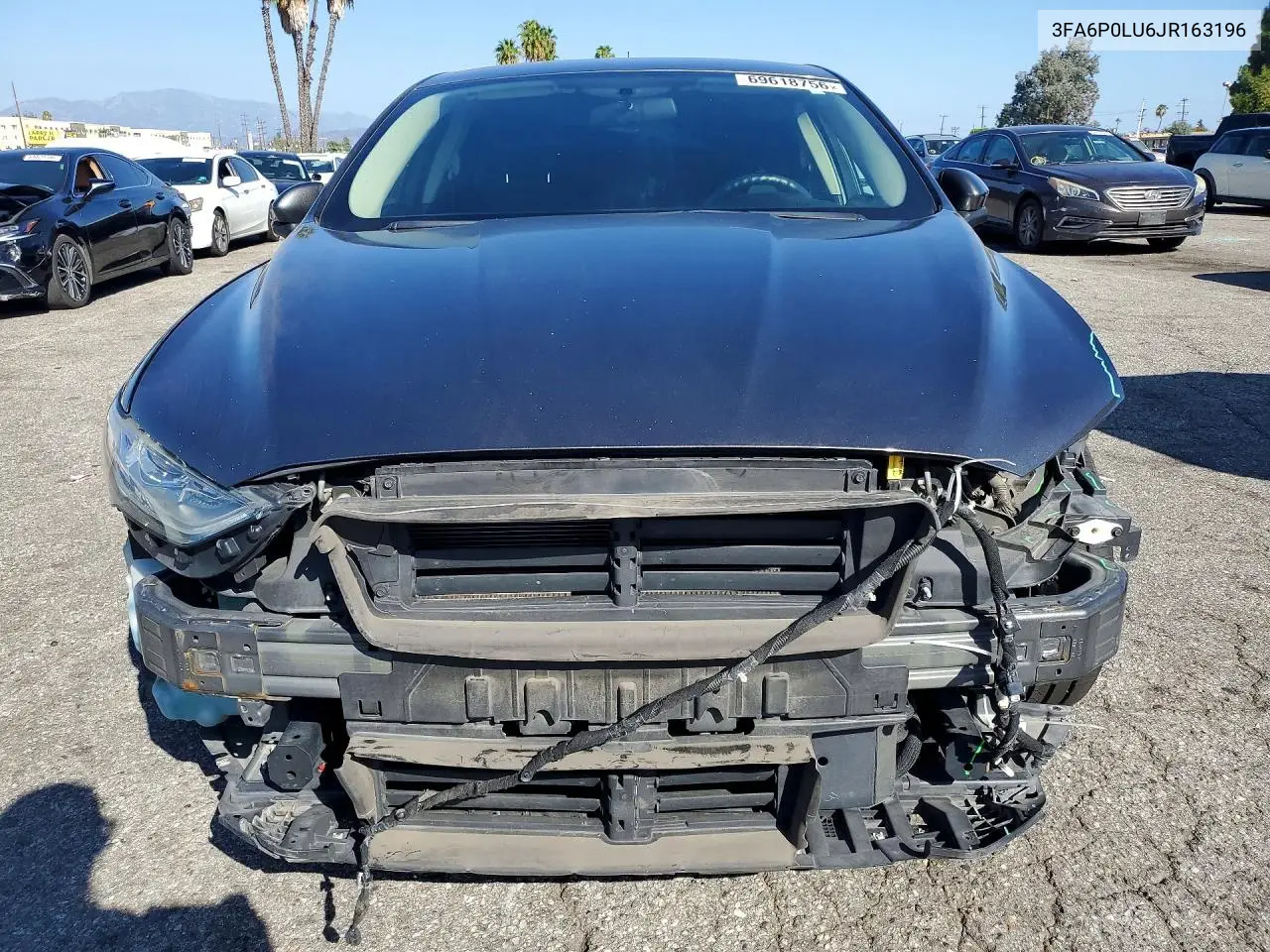2018 FORD FUSION VIN 3FA6P0LU6JR163196 — фото 5