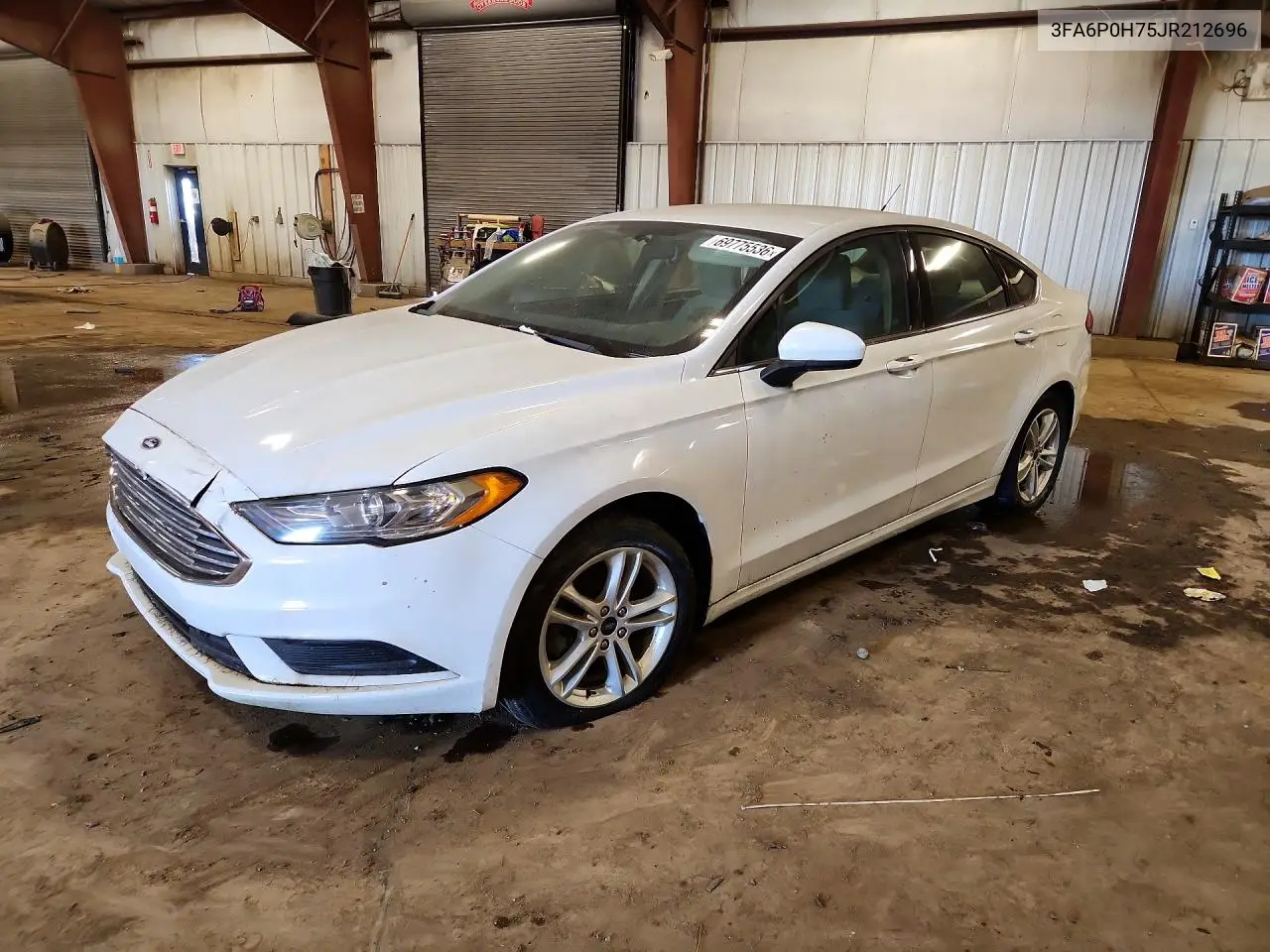 FORD FUSION 2018, VIN 3FA6P0H75JR212696