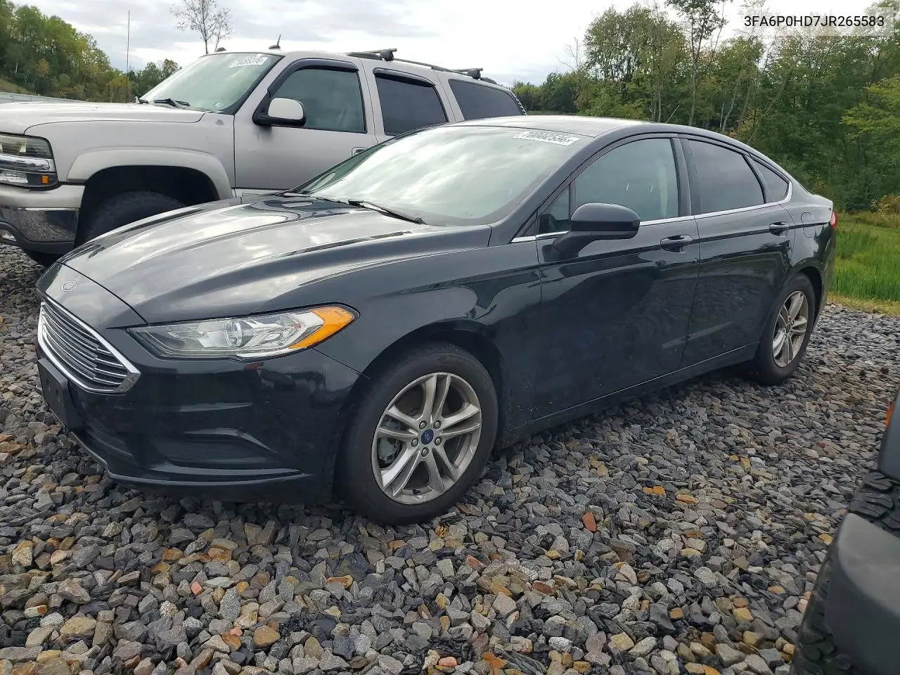 FORD FUSION 2018, VIN 3FA6P0HD7JR265583