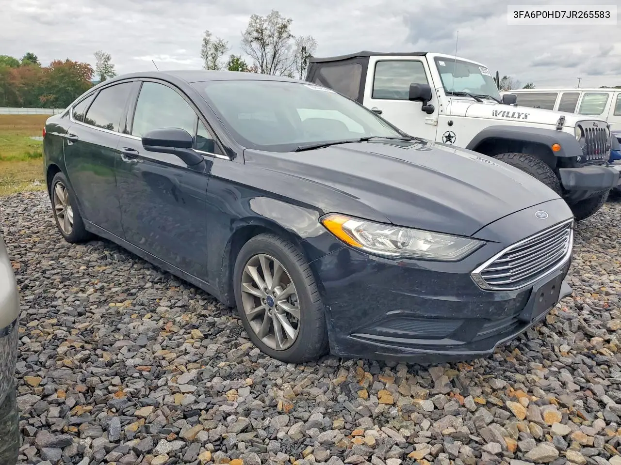 2018 FORD FUSION VIN 3FA6P0HD7JR265583 — фото 4
