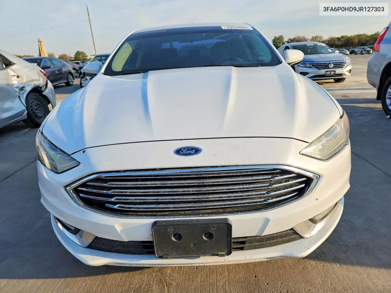 FORD FUSION 2018, VIN 3FA6P0HD9JR127303