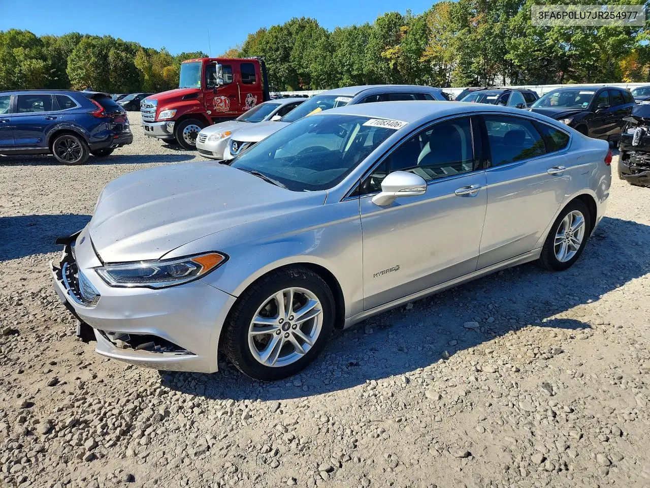 FORD FUSION 2018, VIN 3FA6P0LU7JR254977