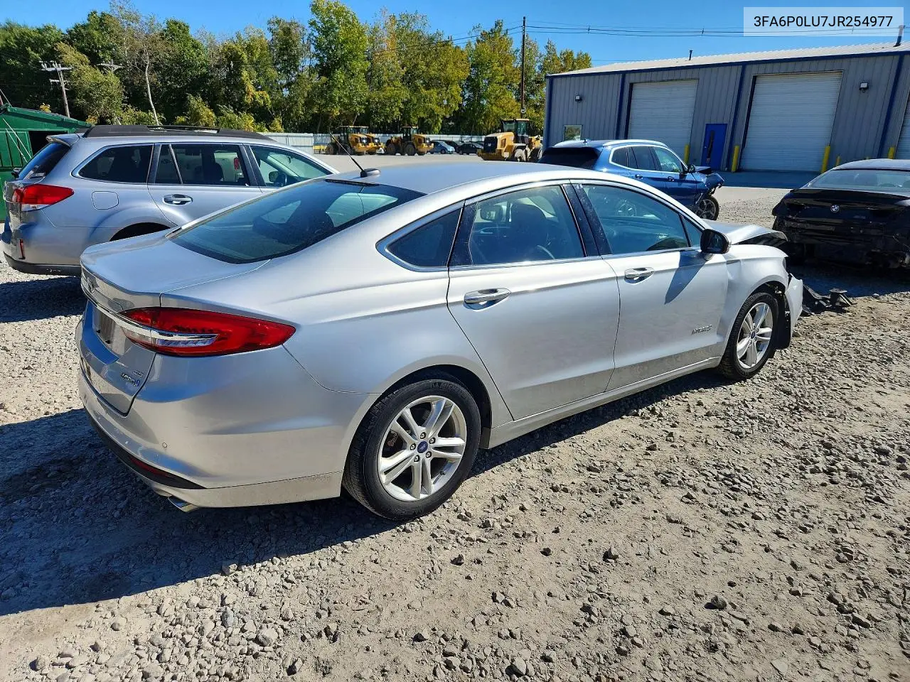 2018 FORD FUSION VIN 3FA6P0LU7JR254977 — фото 3